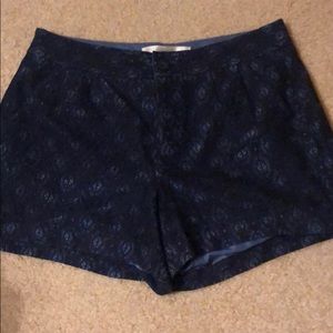 Lauren Conrad Navy Lace Shorts